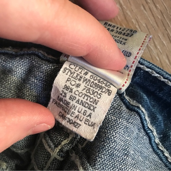 True Religions womens denim jeans size 28 - Picture 9 of 9